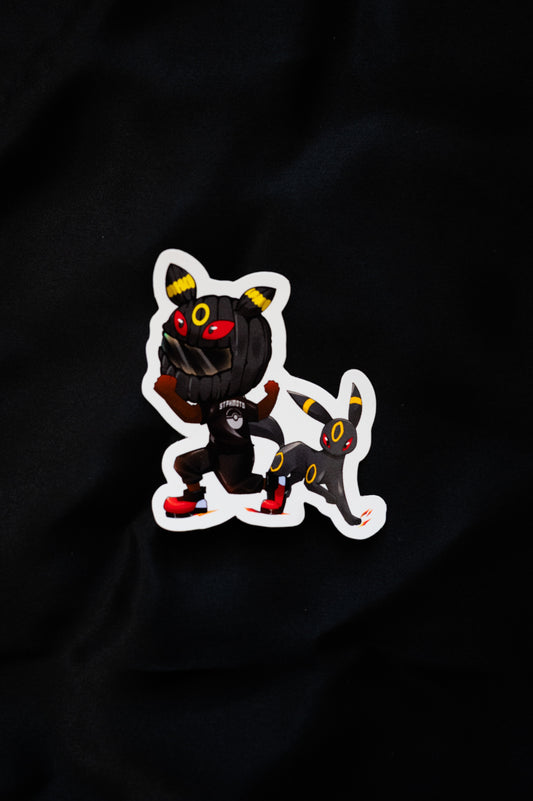 Steph & Umbreon Sticker