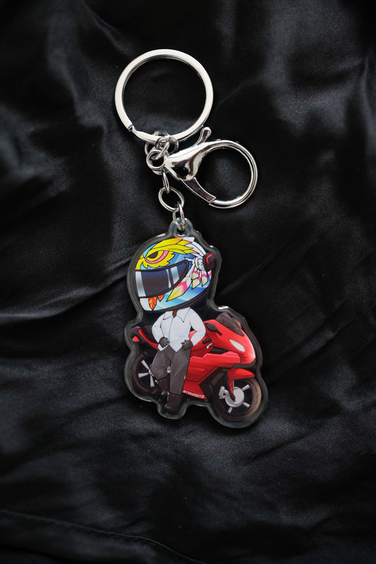 Owl Helmet Keychain