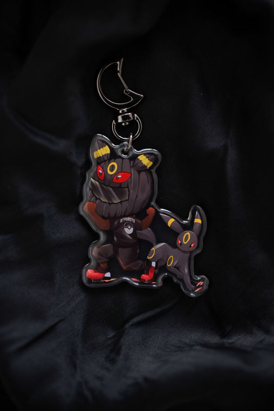 Steph & Umbreon Keychain